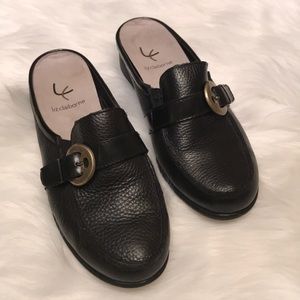 Black Liz Claiborne mules